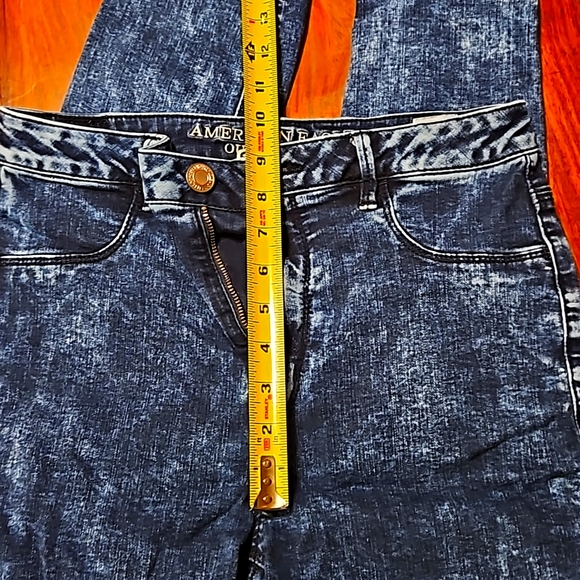 American eagle SKY HIGH RISE jegging acid wash 10 - Picture 5 of 5